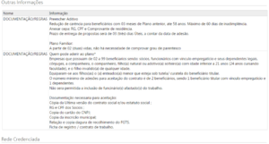 Regras: Contratação, Documentação e aceitação do Convênio Bio Vida Saúde